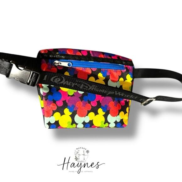187. DISNEY WORLD EXCLUSIVE | Colorful Mickey Mouse Adjustable Belt Bag - Picture 2 of 8